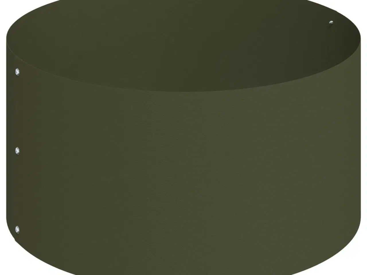 Billede 8 - Have Blomsterkrukke Olivengrøn 120 x 120 x 20 cm Stål