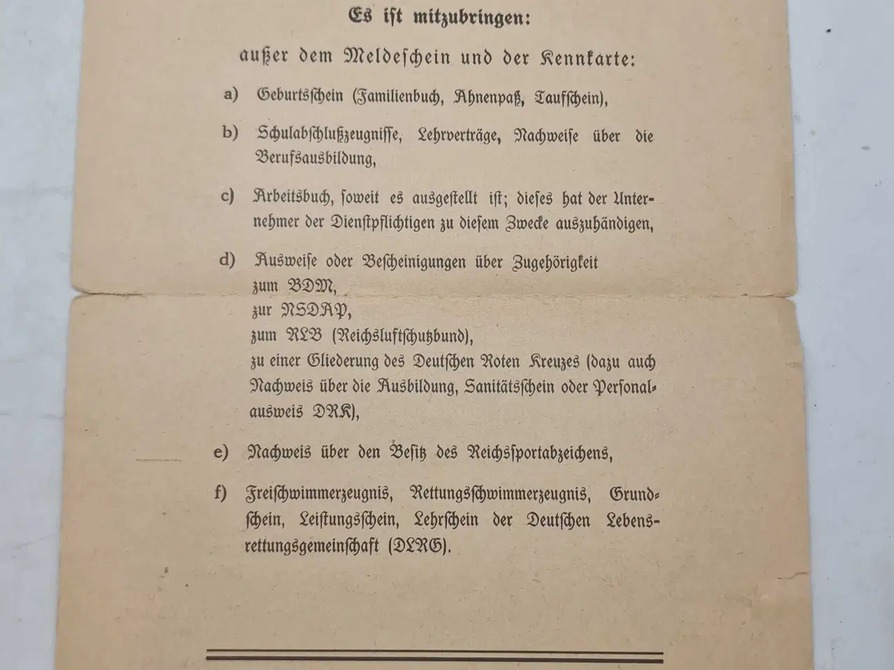 Billede 8 - WW2 - Lot, Arbeitsbuch + 5 dokumenter