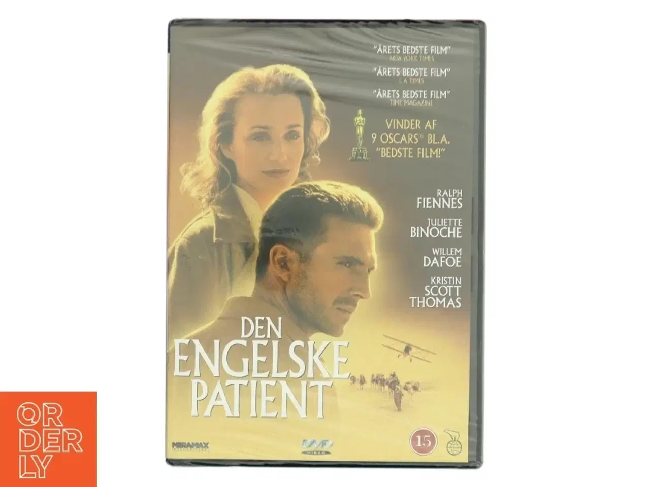 Billede 1 - DEN ENGELSKE PATIENT med Ralph Fiennes (DVD)