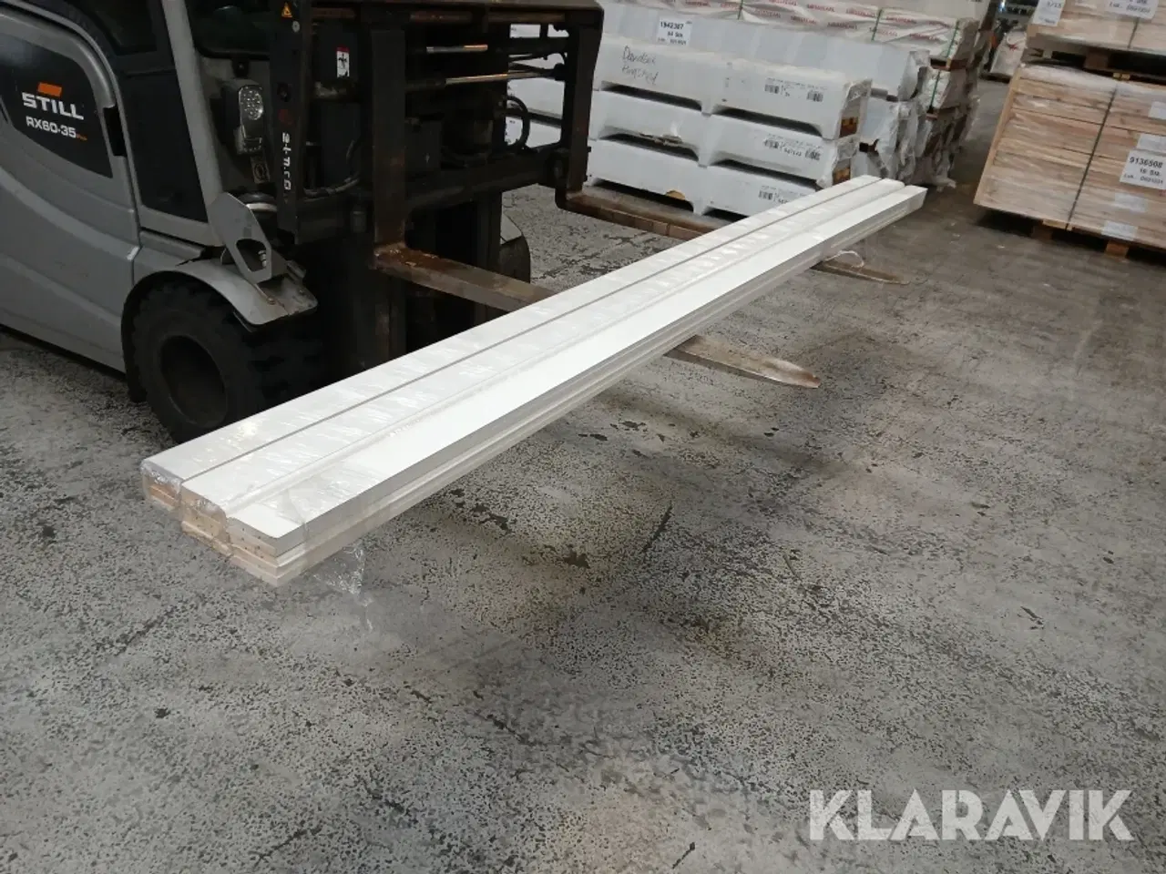 Billede 3 - fodliste almue hvidmalet 15 stk