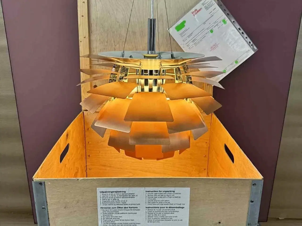 Billede 1 - Artishoke lampe