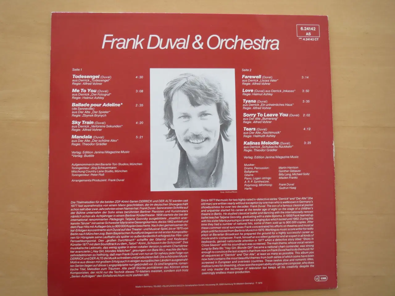 Billede 2 - Frank Duval - LP