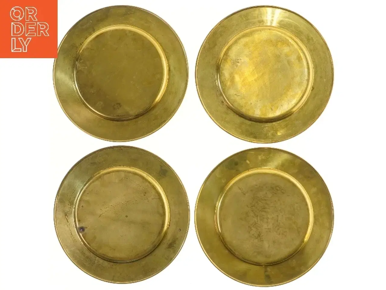 Billede 4 - Messing tallerkener (str. Ø 27,5 cm)