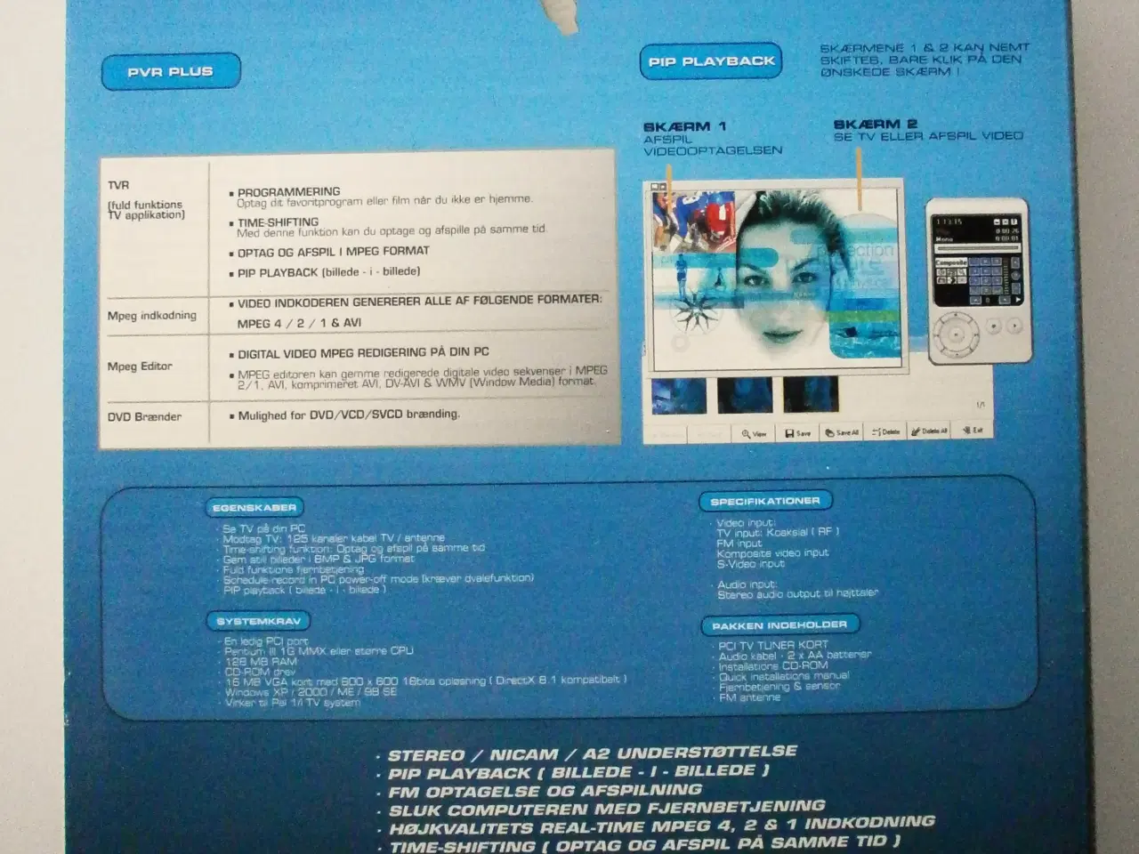 Billede 1 - NY TV TUNER KORT - Perfekt Gave !