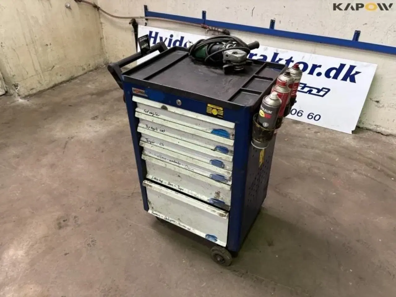 Billede 1 - DANSTRUP TURN Forch værkstedsvogn + indhold