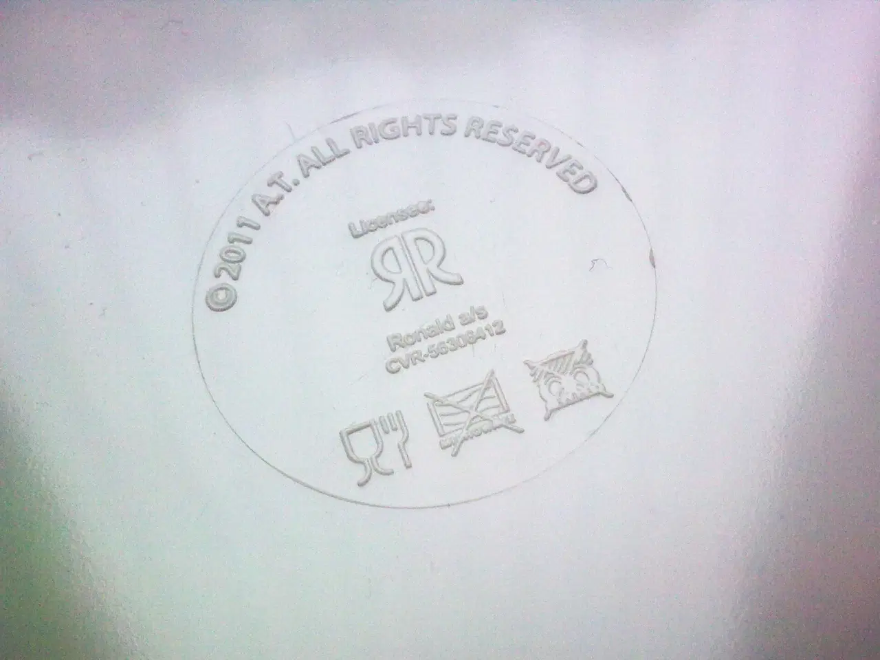 Billede 5 - Melamin til verdens fred LÆS skål & tallerken