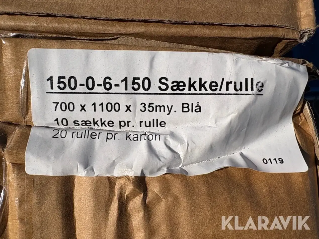 Billede 3 - Affaldssække blå - 9200 styk
