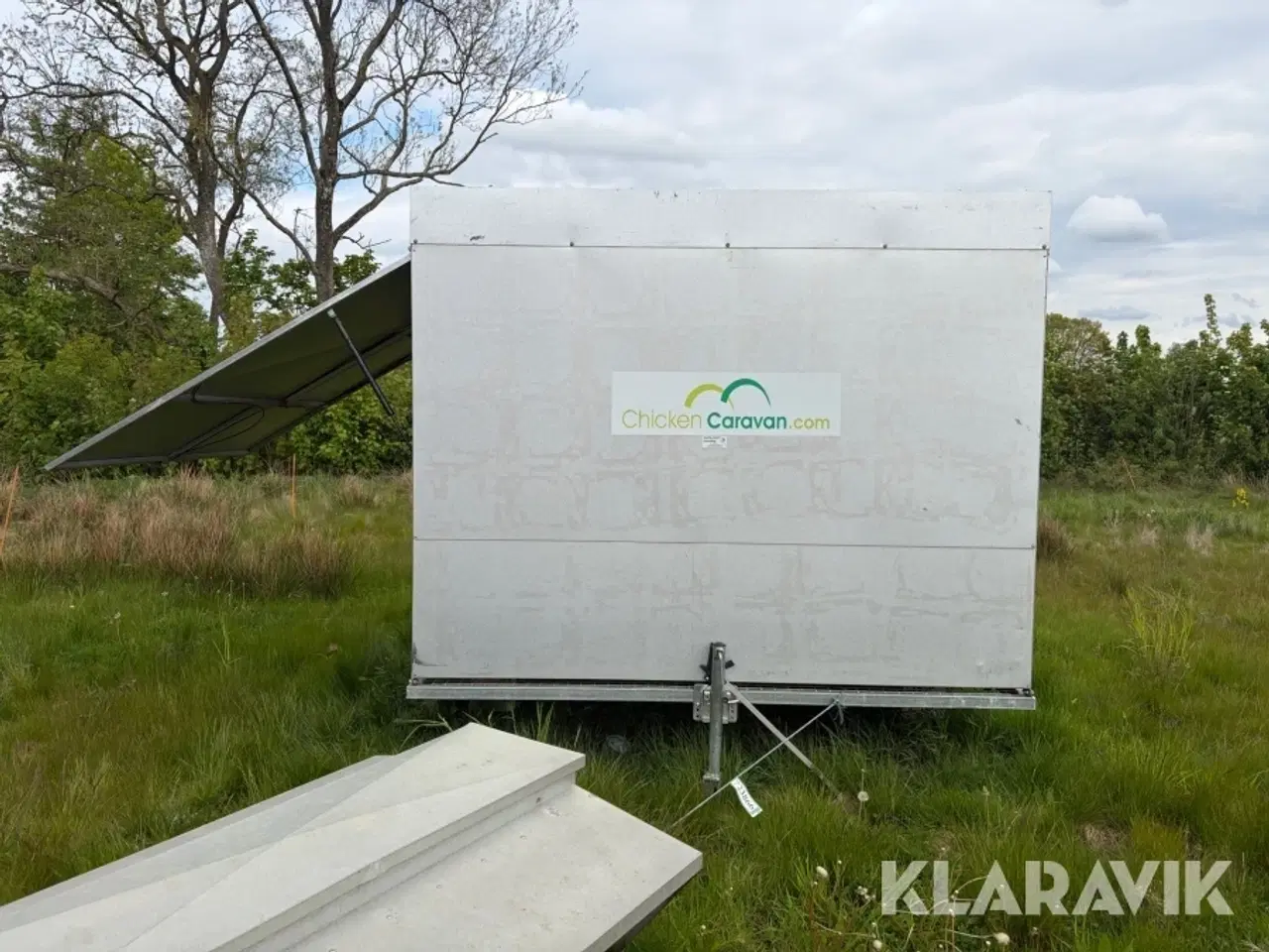Billede 2 - Mobilt hønsehus Chicken Caravan ChickenMaster - med solceller