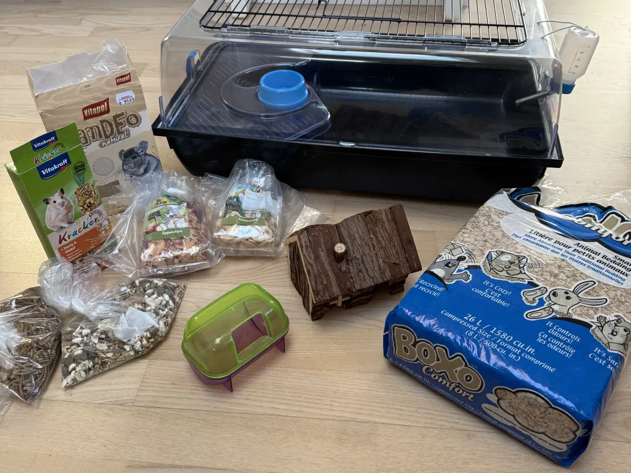 Billede 4 - Dværghamsterbur med tilbehør