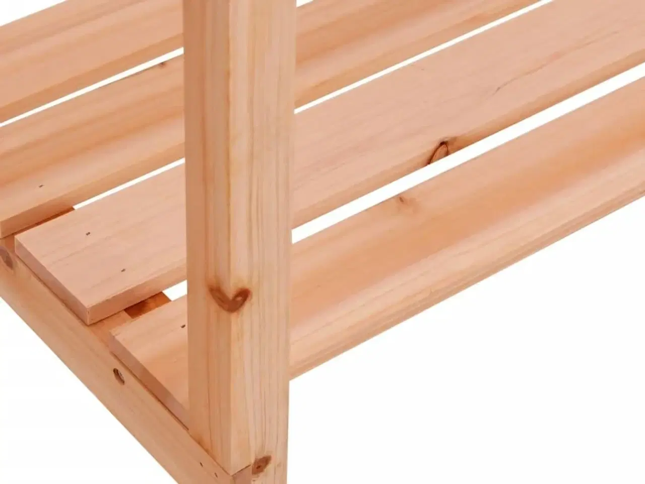 Billede 8 - Plantebord med hylder 78x38x82,5 cm massivt grantræ brun
