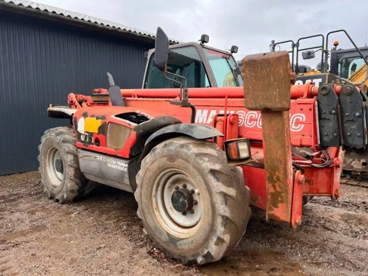 Billede 2 - Manitou MT 1740 teleskoplæsser / Kurv, pallegafler, drejeled og fjernbetjening