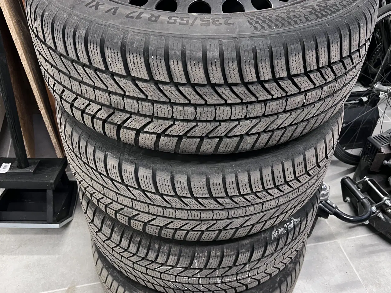 Billede 1 - 4 Continental vinterdæk på stålfælge
