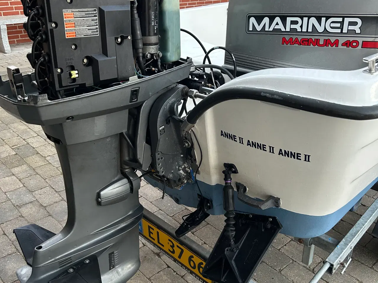 Billede 3 - Mariner Magnum 40 hk 2-takt (sjælden 4-cylindret)
