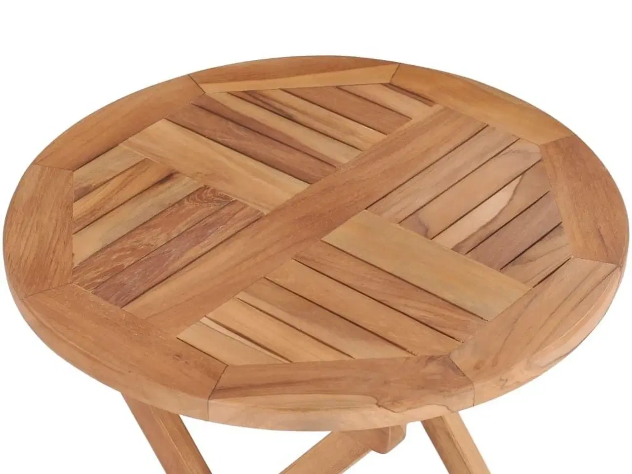 Billede 5 - Foldbart havebord 45 cm massivt teaktræ