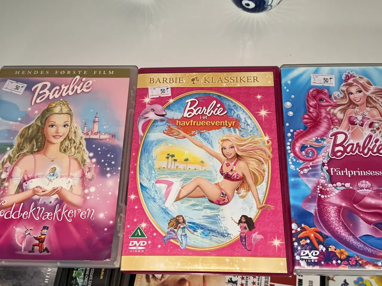 Billede 1 - 3 stk Barbie DVD 