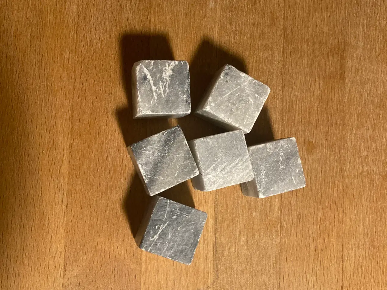 Billede 1 - Granit Whisky terninger, 6 stk