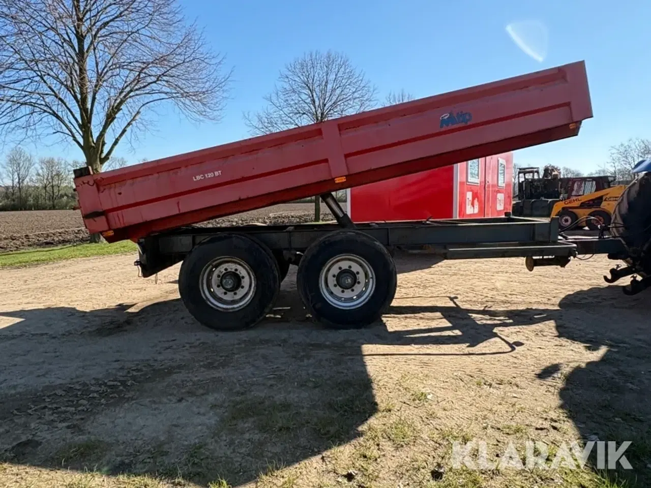 Billede 4 - Tipvogn Kimadan LBC 120 BT med ekstra sider