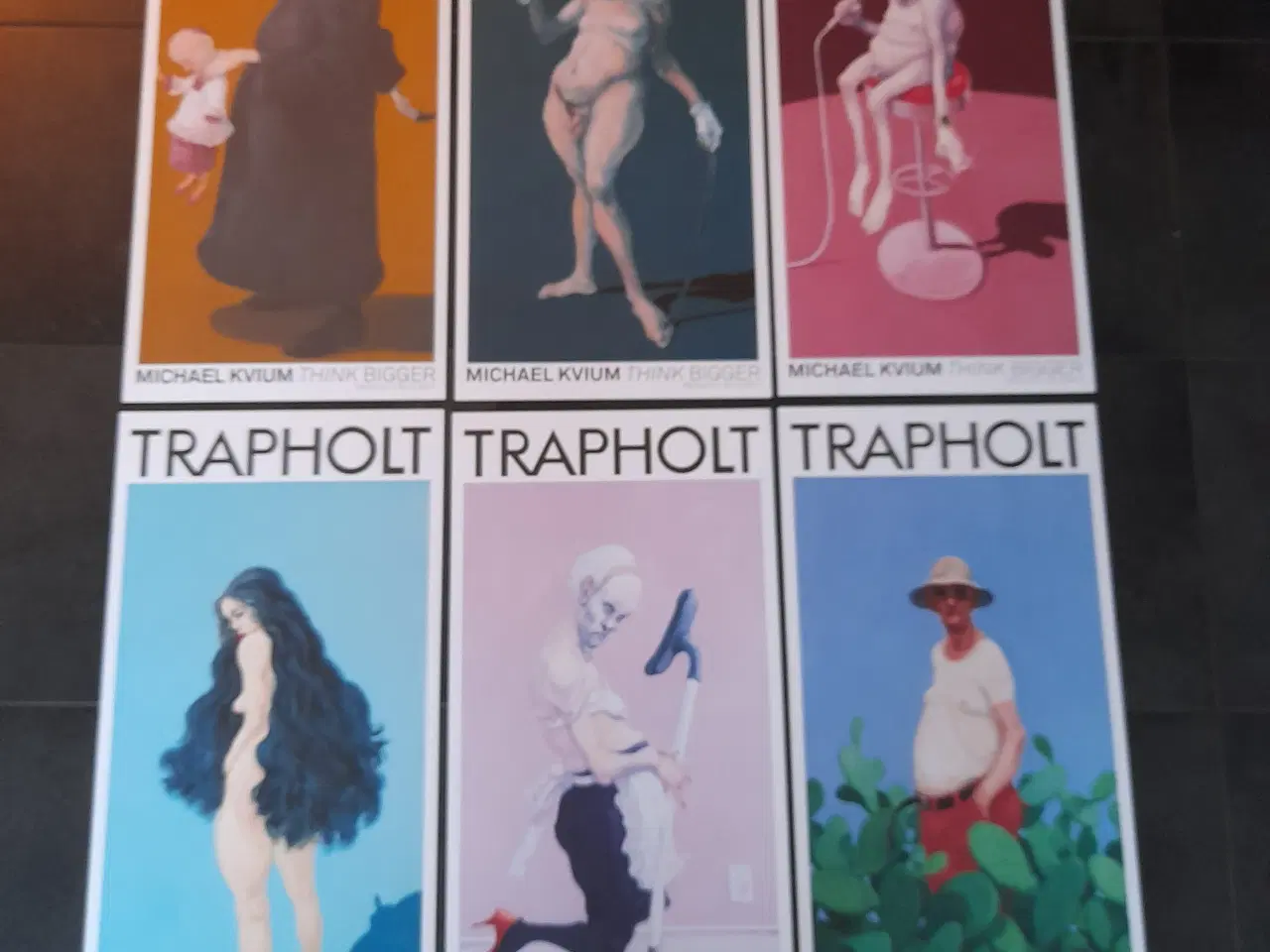 Billede 1 - Michael Kvium plakat 30 x 66 cm