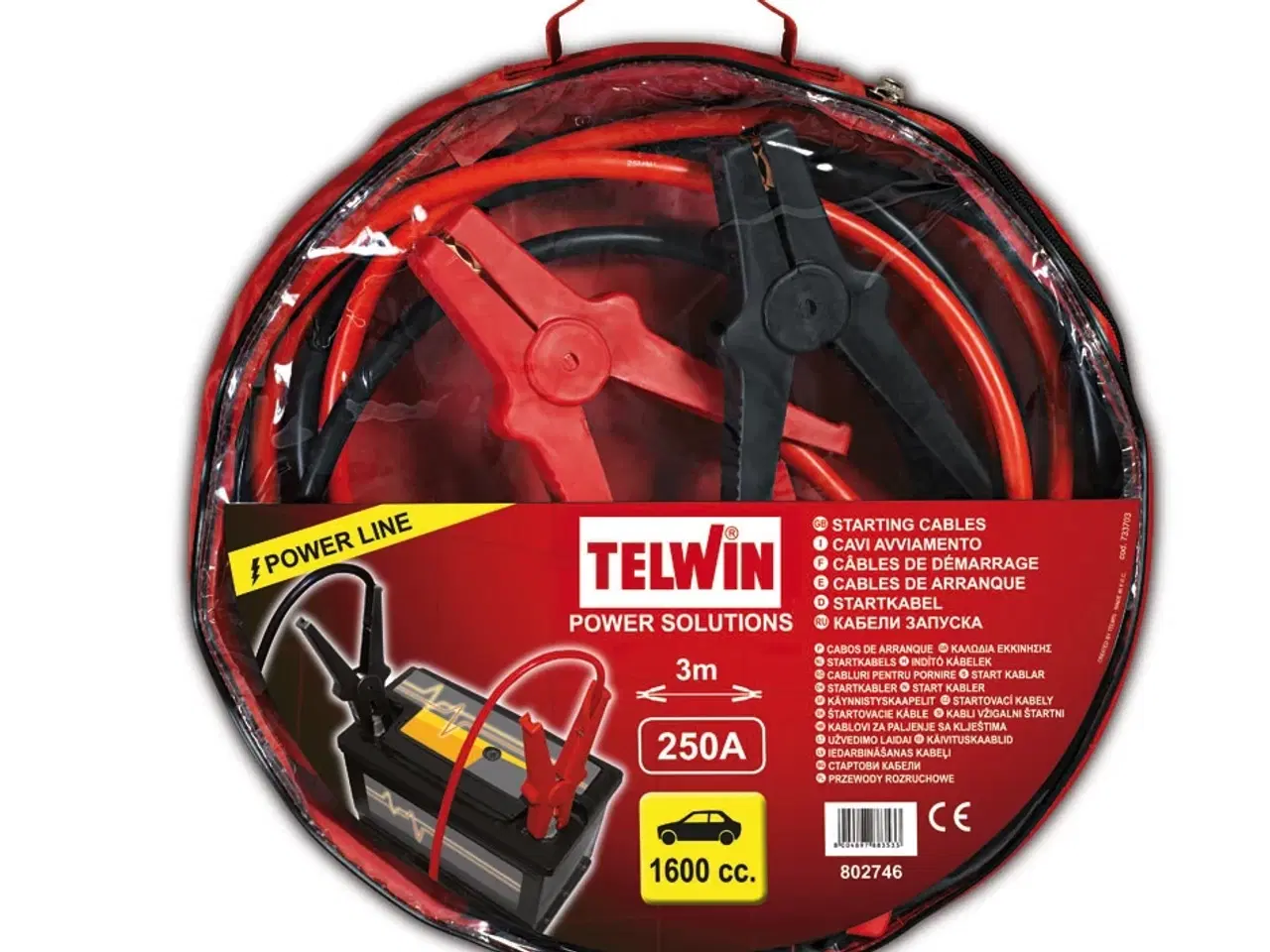 Billede 1 - Startkabler 3 m Ø16 mm 250 A