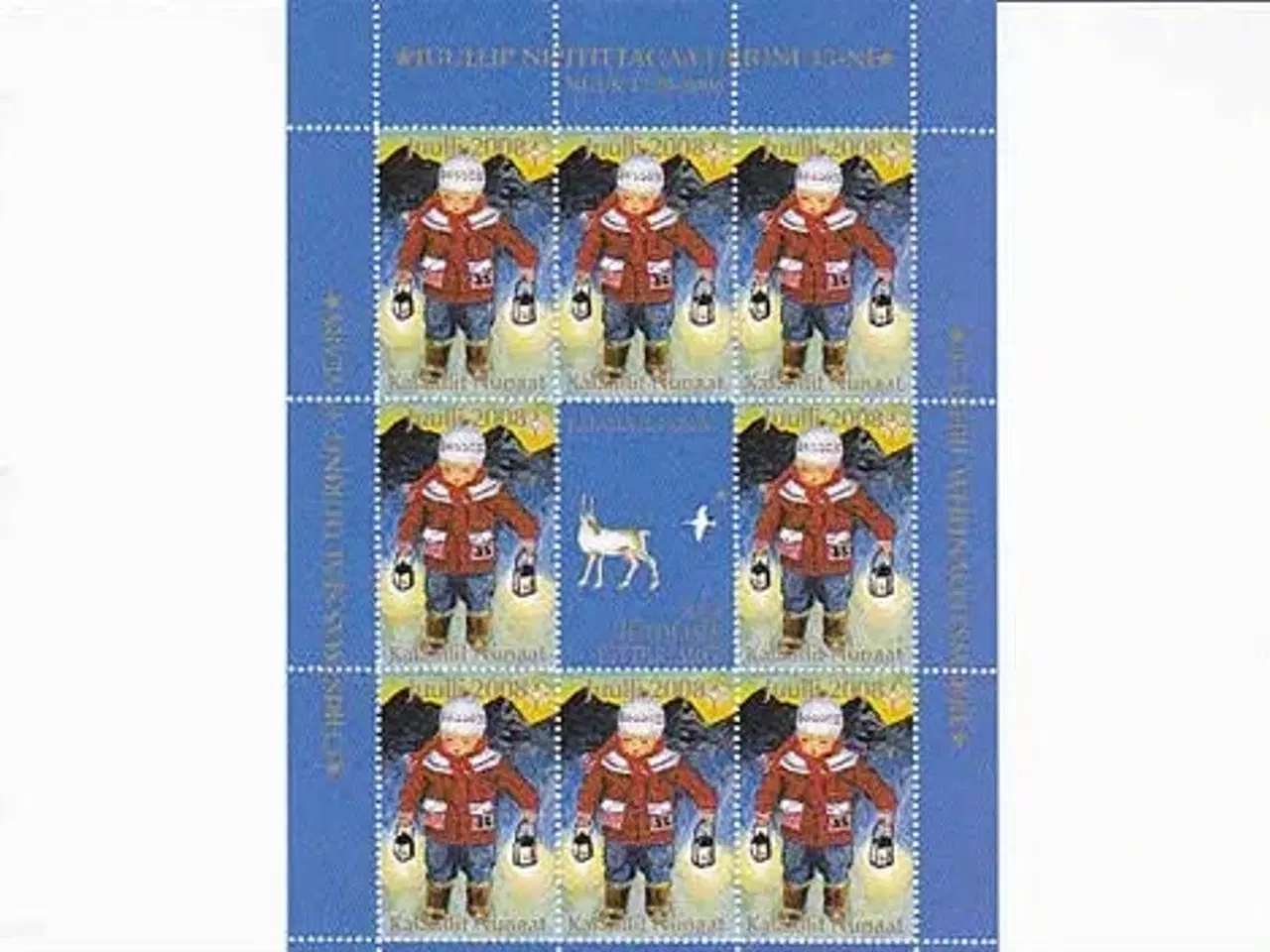 Billede 1 - Grønland Miniark Jul 2008