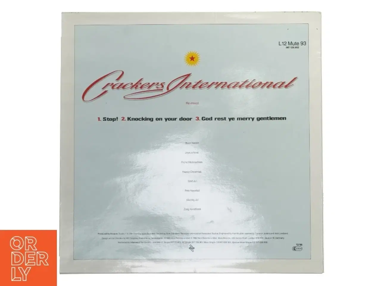 Billede 2 - Erasure - Crackers International Part II LP fra Erasure