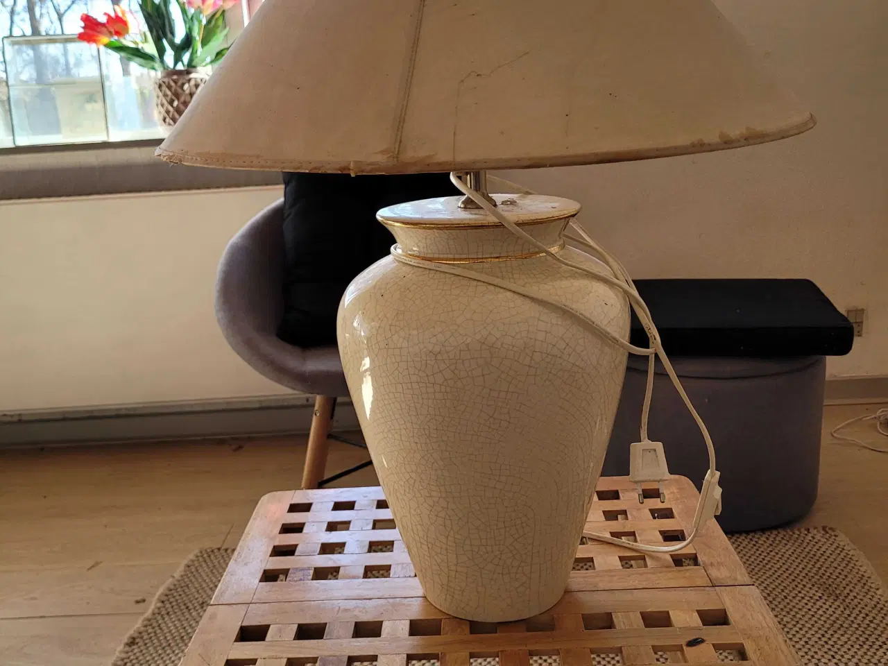 Billede 5 -   fingamel sofa 200kr Fine lamper mm 150kr pr stk 