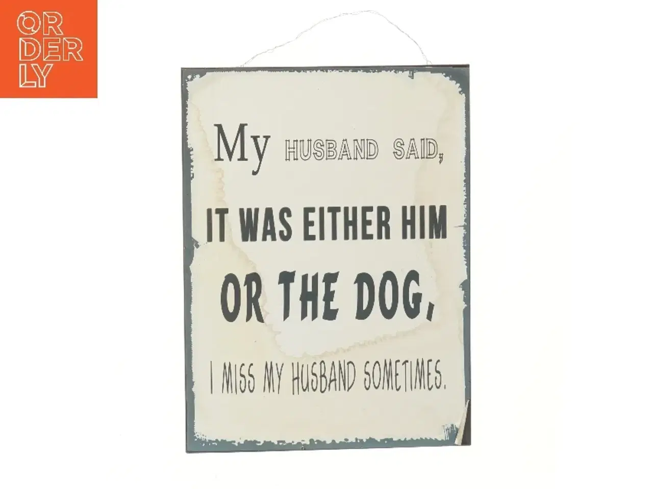 Billede 1 - Dekorativt humoristisk plakat (str. 40x30 cm)