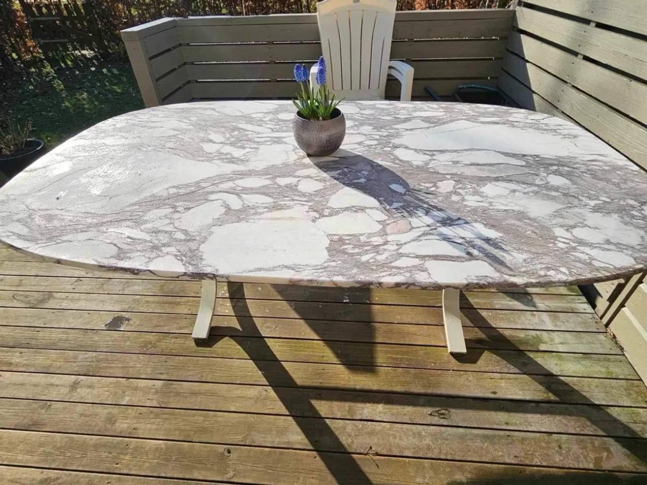 Billede 3 - Spisebord i marmor