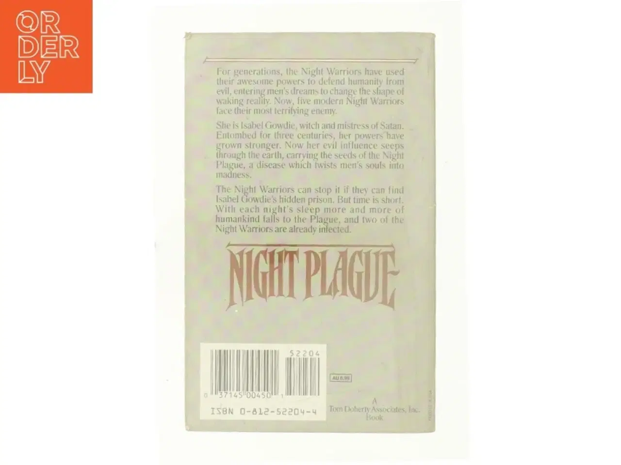 Billede 3 - Night plague af Graham Masterton (Bog)