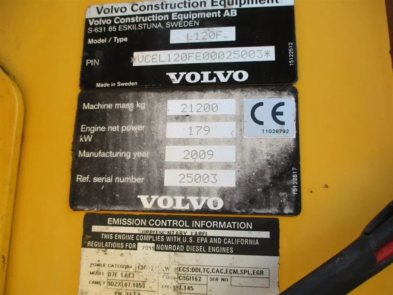 Billede 2 - Volvo L 120 F Med CDC-styring og 3die samt 4die funktion