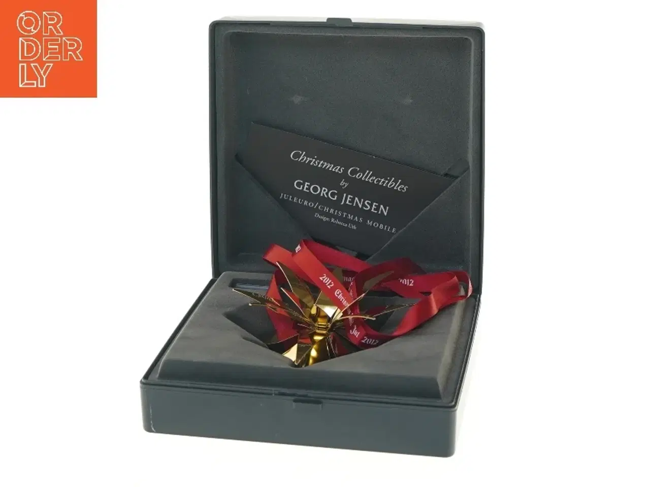 Billede 2 - Georg Jensen juleuro med bånd fra Georg Jensen (str. 12,5 cm)