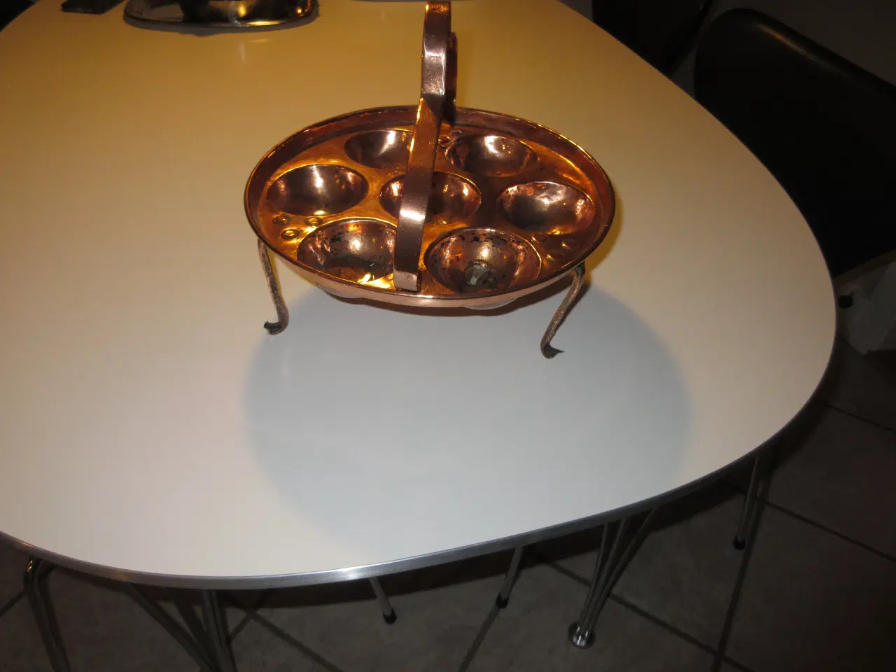 Billede 2 - Antik/retro kobber æbleskive pande