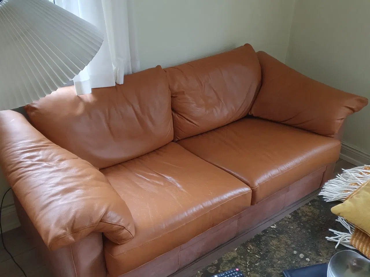 Billede 1 - Sofa, læder. 