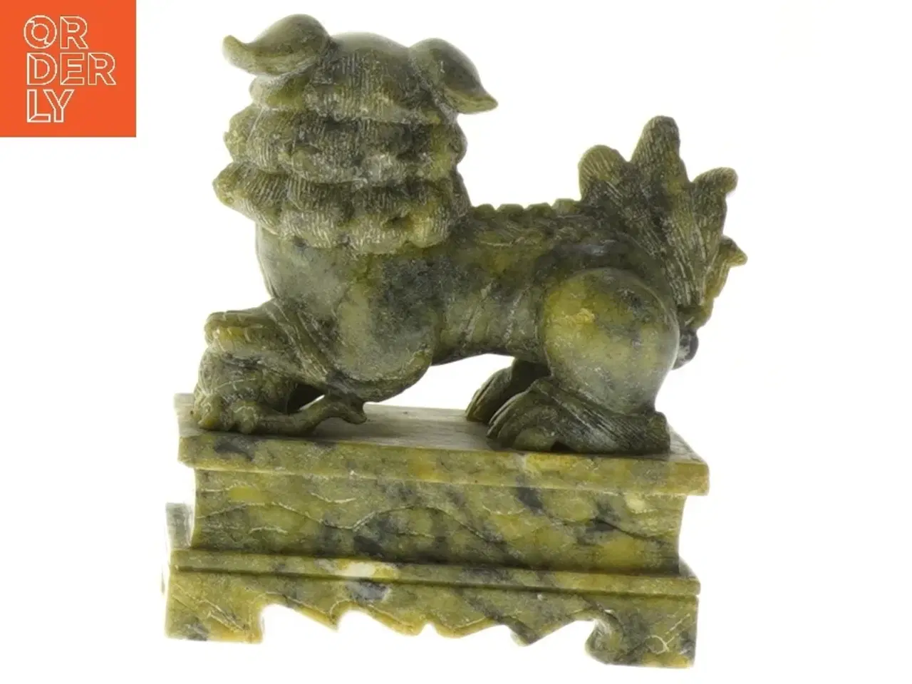 Billede 4 - Jade skulptur af foo hund (str. 10,5 cm)