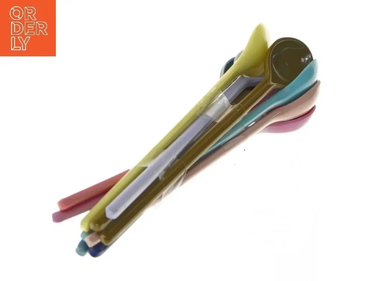 Billede 2 - Farverige skeer (str. 19 cm)