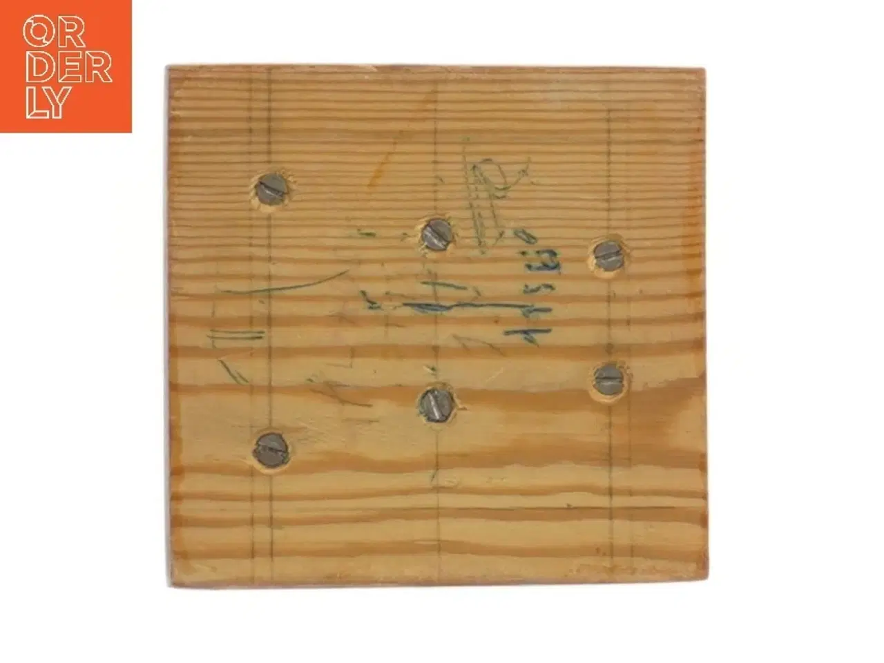 Billede 3 - Træ holder til breve (str. 11x10,5 cm)