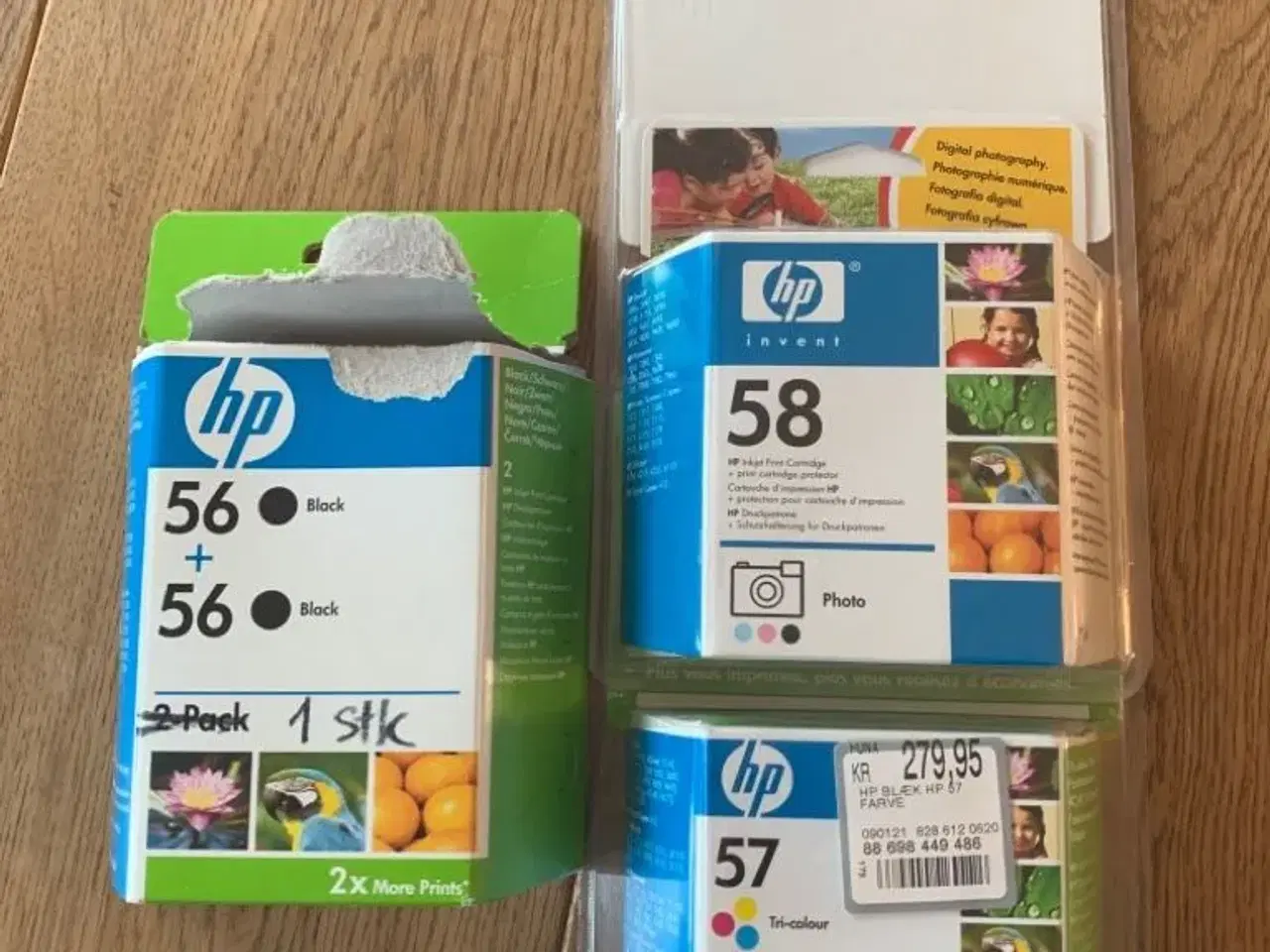 Billede 1 - Blækpatroner til HP printer