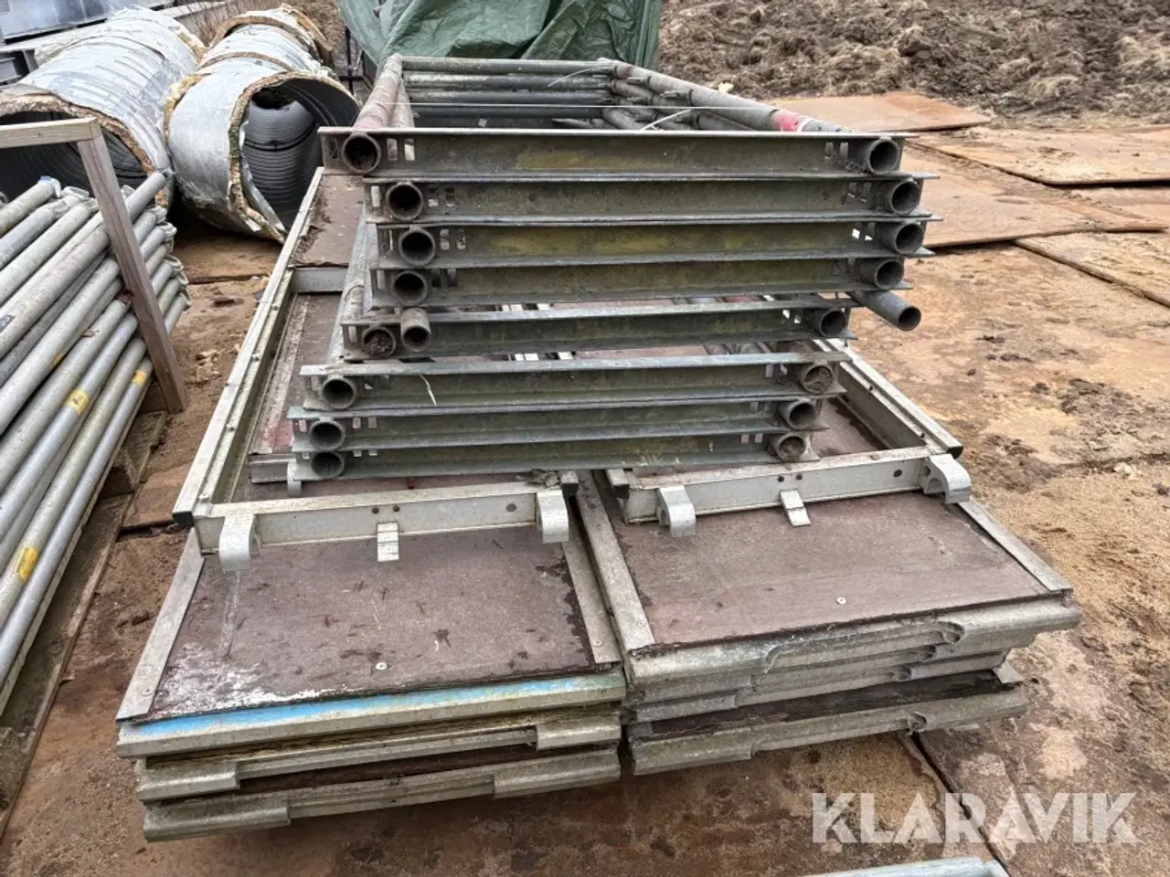 Billede 11 - Stillads Jumbo og andre rullestillads diverse andet 8 blandede paller samlet lot