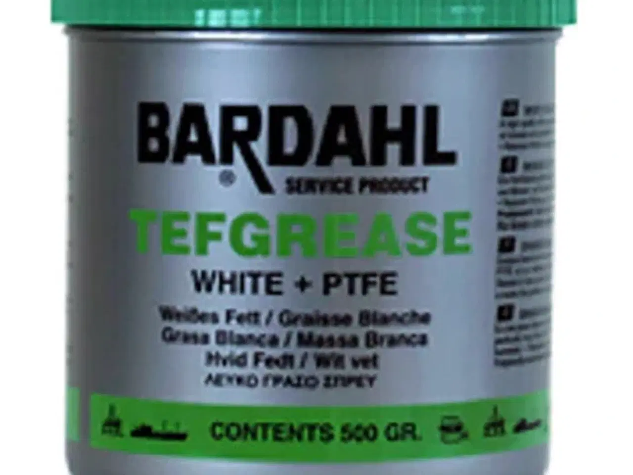 Billede 1 - Bardahl 100 Gr. Fedt, Tefgrease Hvid +Ptfe
