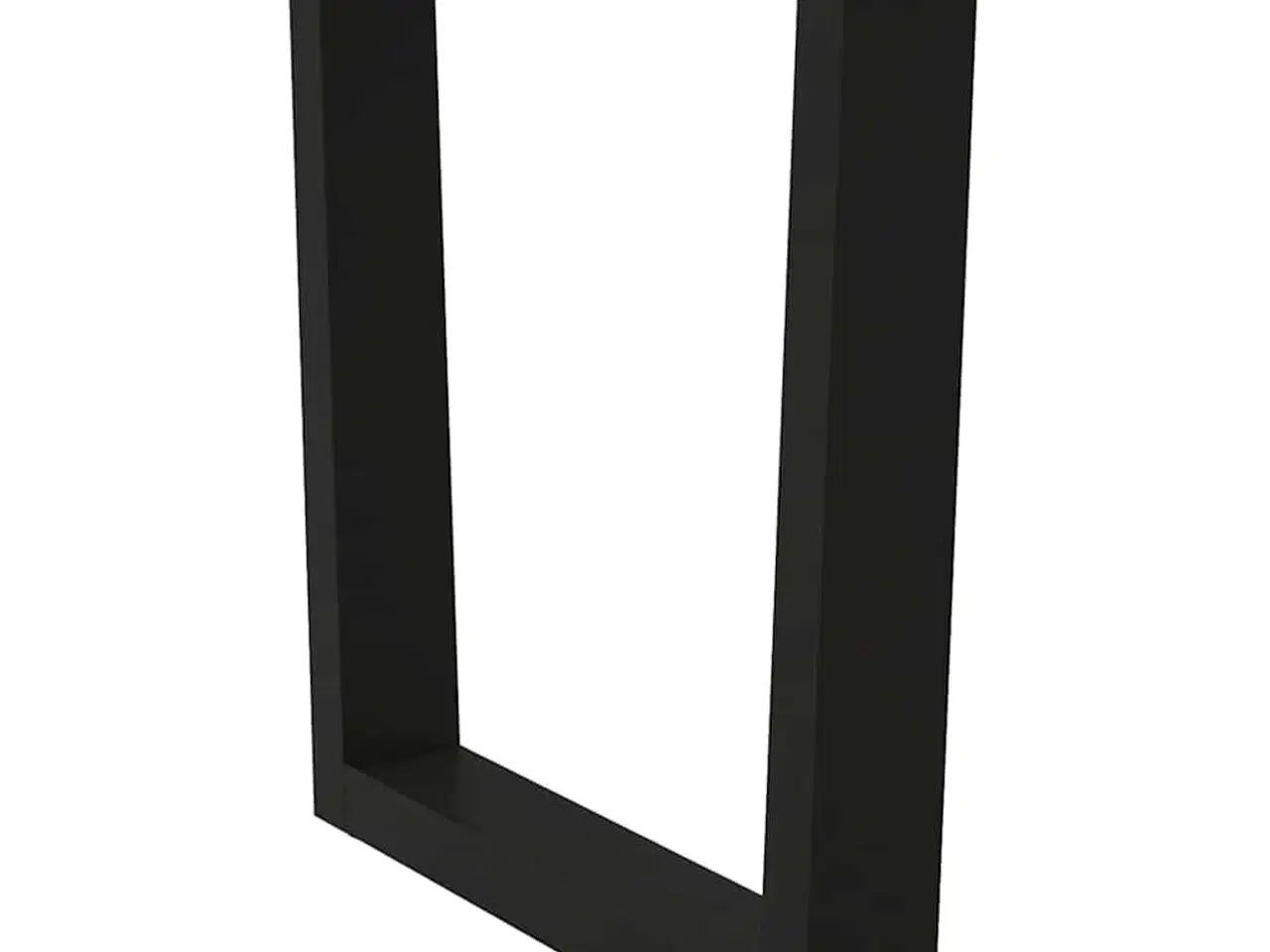 Billede 4 - Sofabordben V-formet 2 stk. sort 50x(42-43,3) cm stål