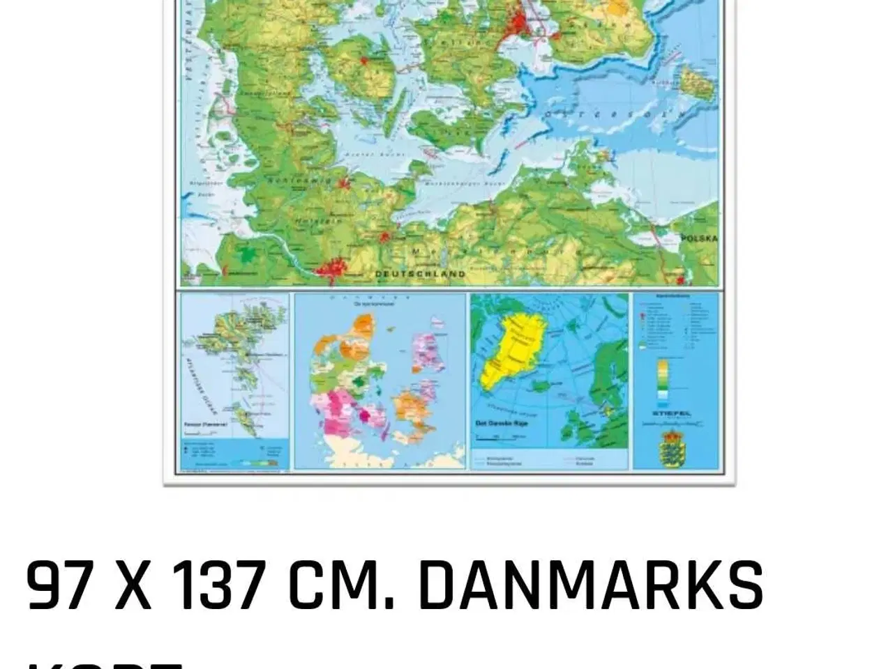 Billede 3 - Danmarkskort 