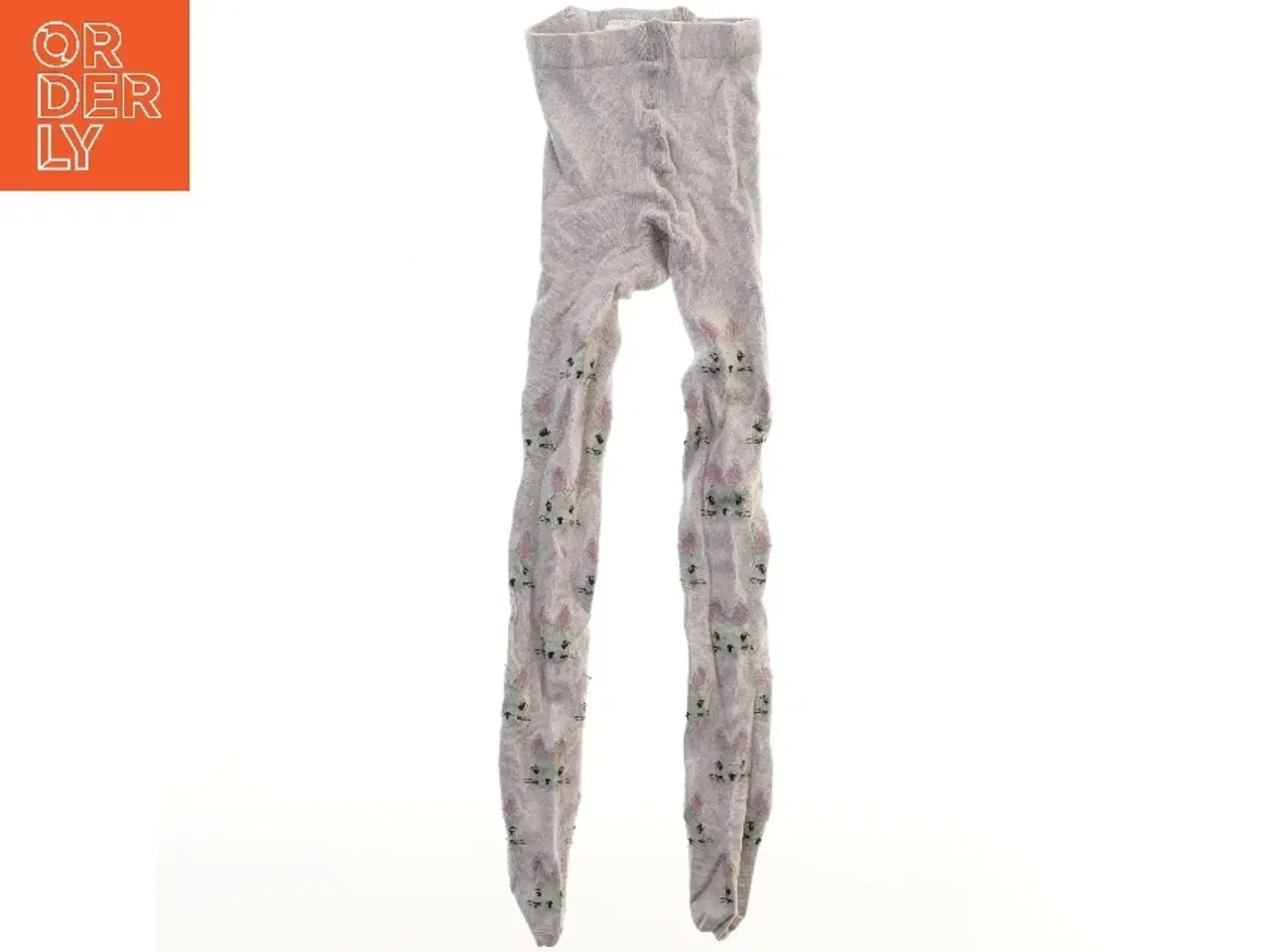 Billede 1 - Børne strømpebukser med kaninmønster fra H&M (str. 110)