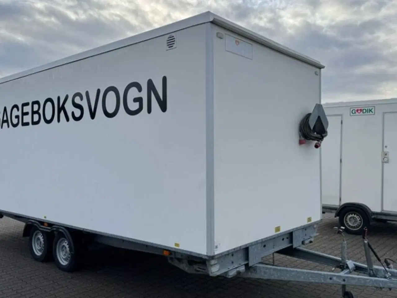 Billede 2 - Scanvogn 1900 Bagagebox vogn m. 54 skabe