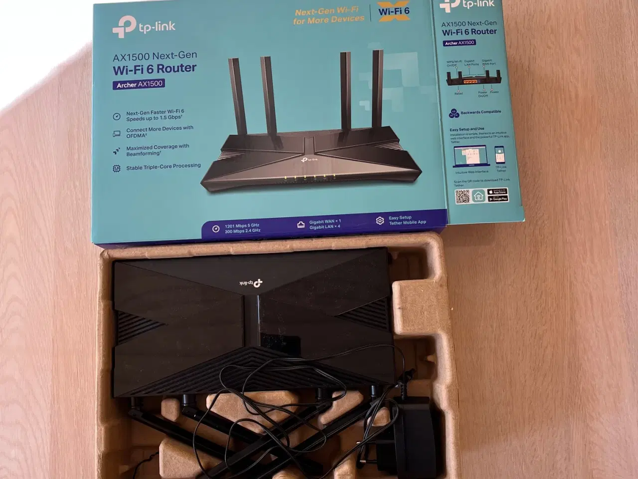 Billede 1 - TP Link wifi-router AX 1500
