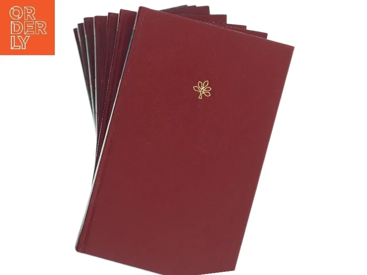 Billede 1 - Samling af røde bøger