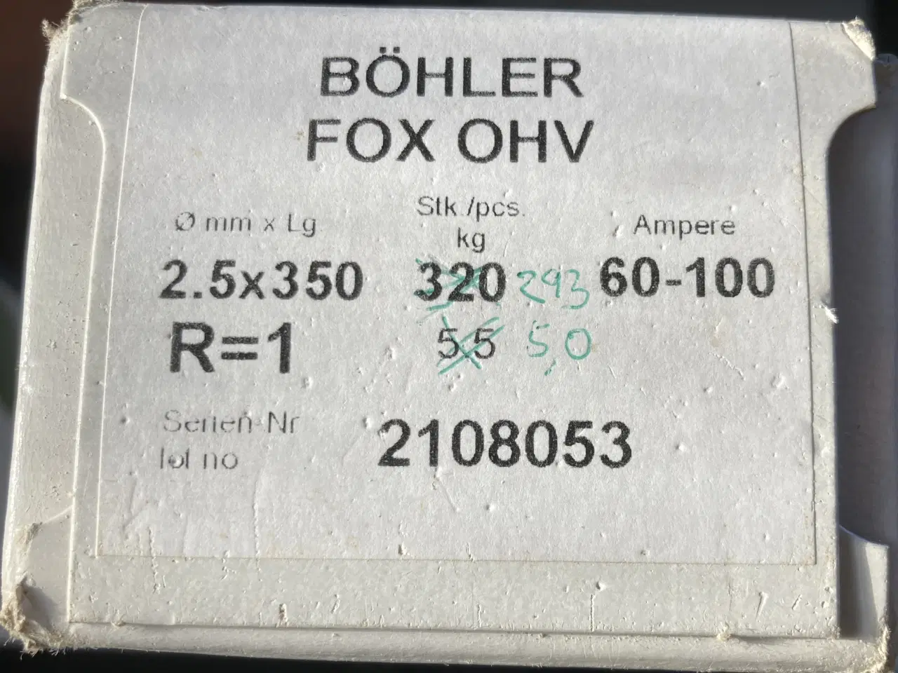 Billede 2 - Svejseelektroder - Böhler Fox OHV 2,5x350
