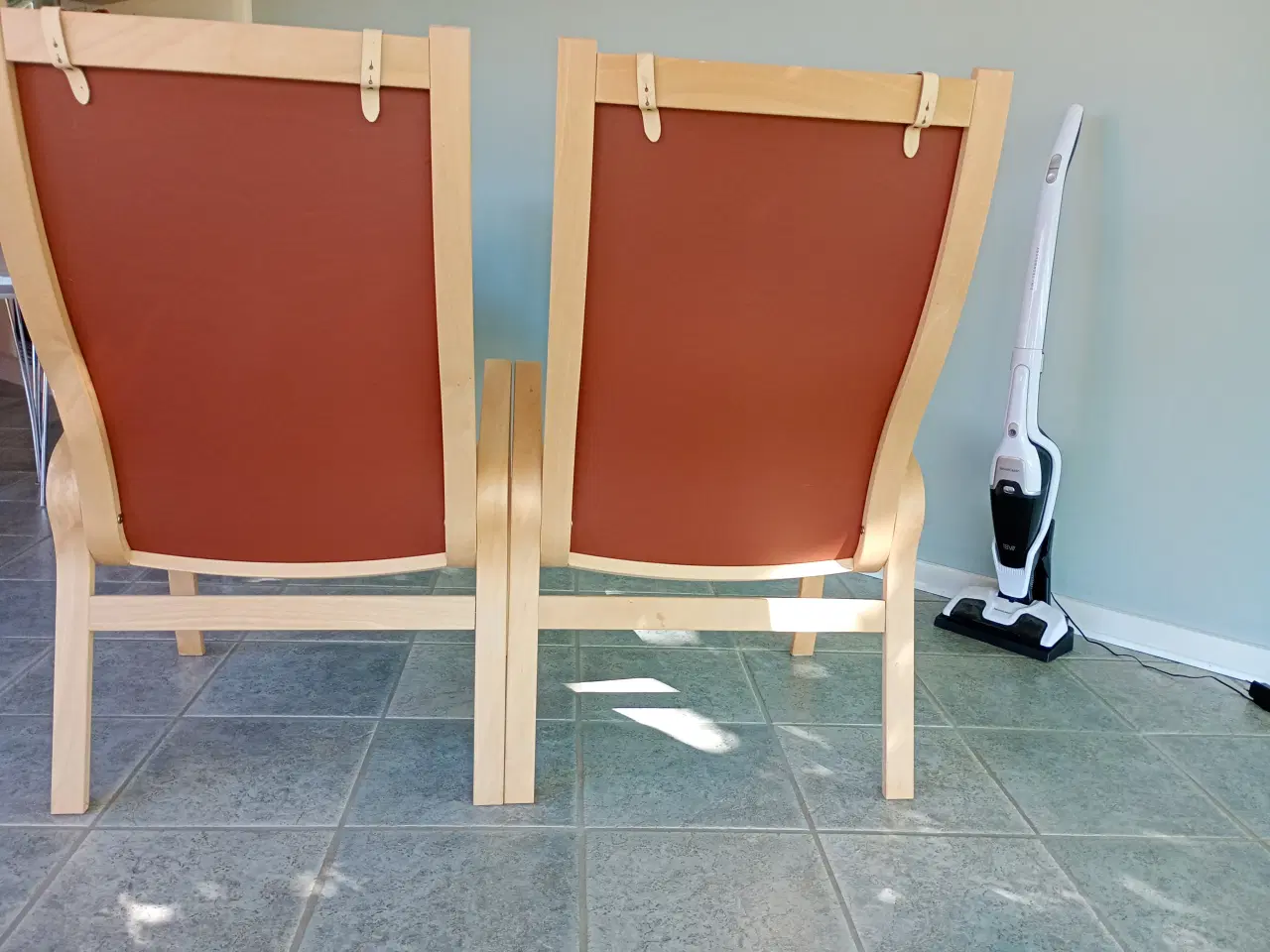 Billede 2 - Pæne lænestole med Læder.