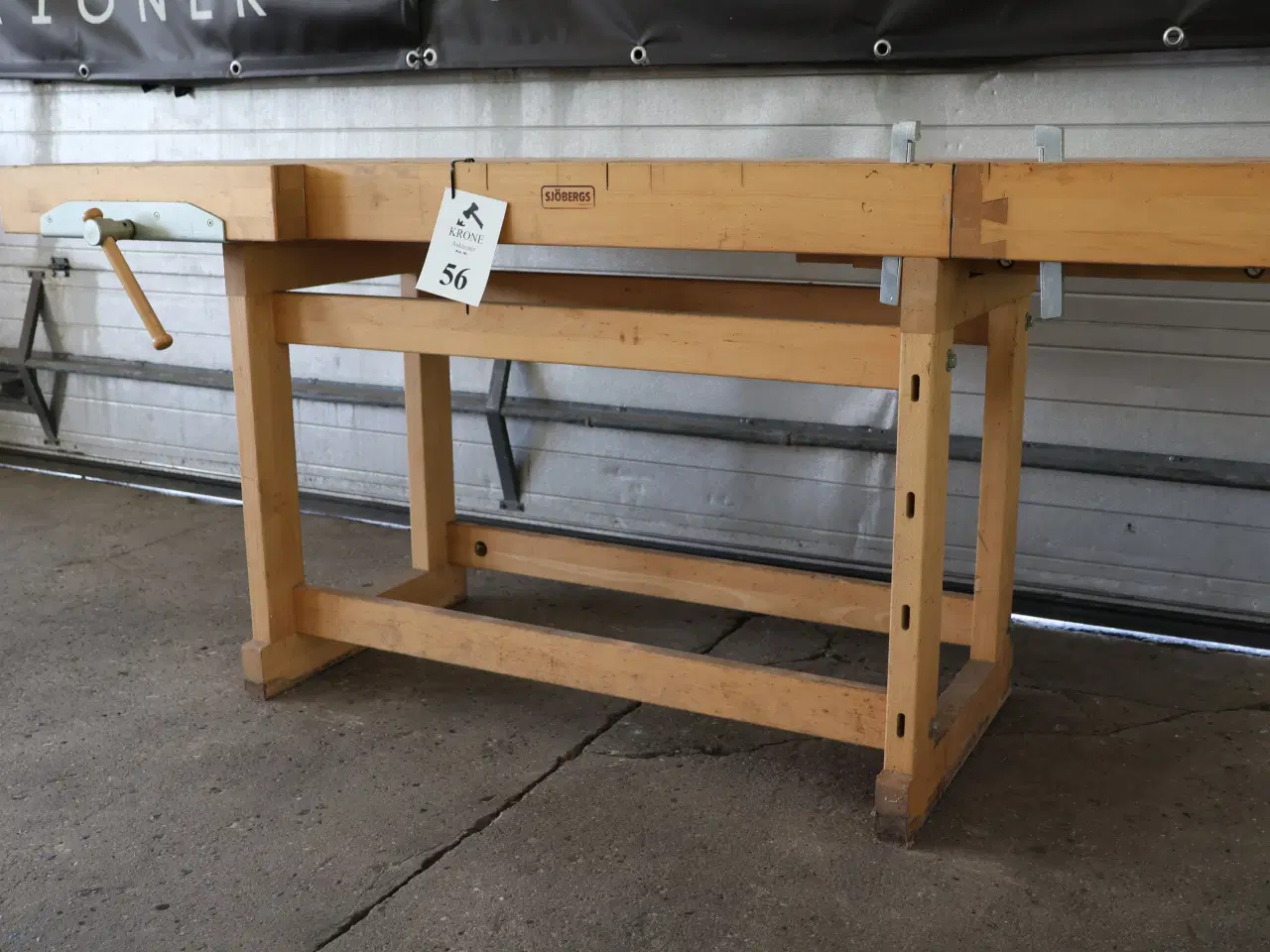 Billede 6 - Sjöbergs høvlebænk L ca 210cm D 60/67cm H 87cm.