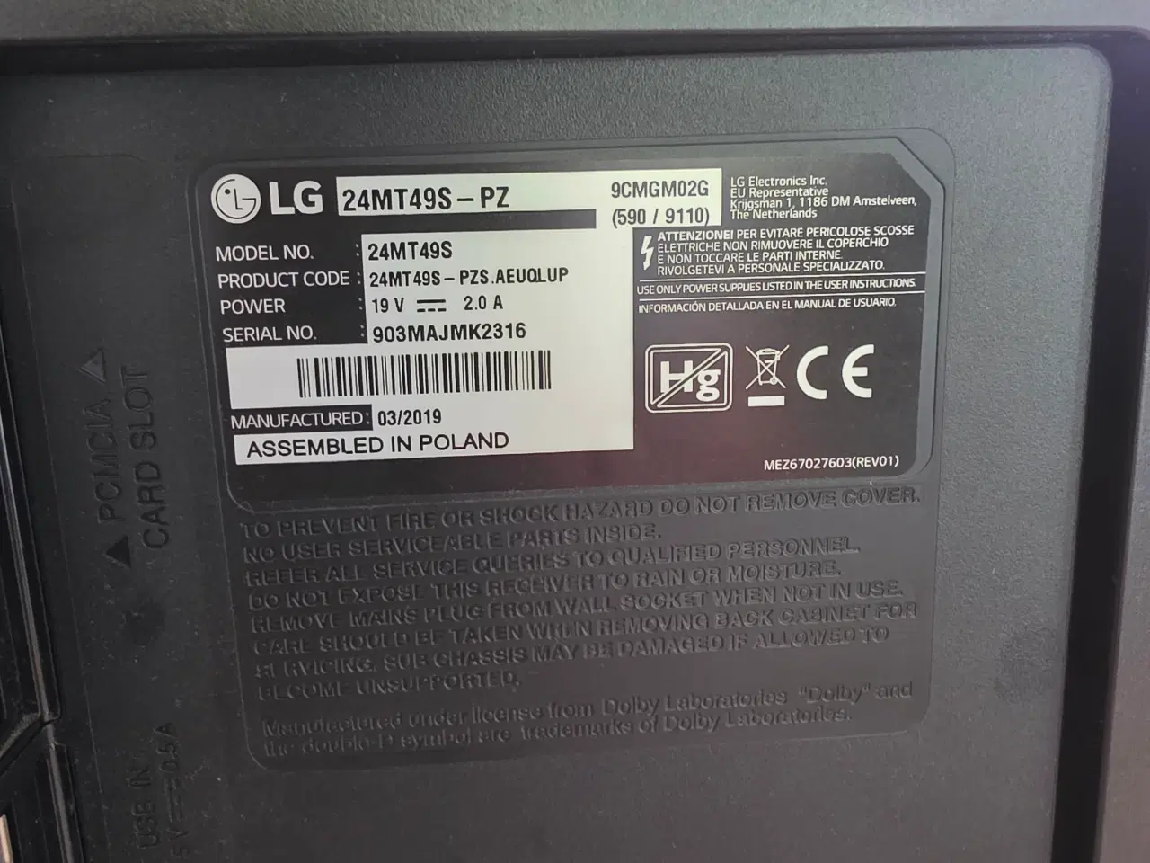 Billede 3 - Tv 24 tommer LG