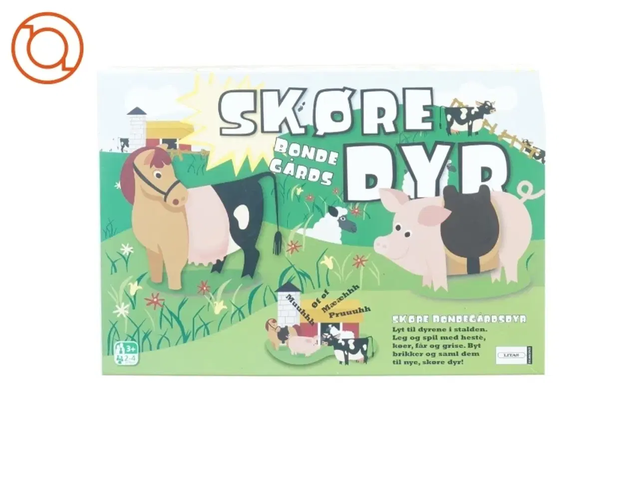 Billede 1 - Skøre bondegårdsdyr fra El Litas (str. 37 x 25 cm)